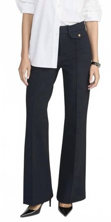 Frame Denim Reboot Sculpted Seam Trouser In Navy