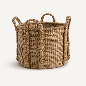 AM.PM Ronde mand met 4 handvatten in waterhyacint, Tima