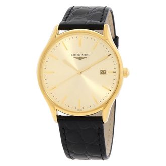 Longines Lyre Quartz Champagne Dial Mens Watch L4.859.2.32.2