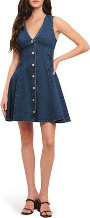 Flying Tomato Denim Minidress in Medium Indigo at Nordstrom Rack, Size Small