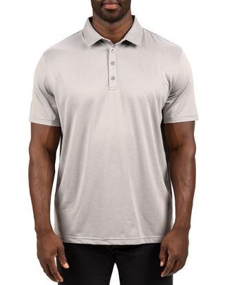Black Clover Tubbs Polo in Light Grey at Nordstrom, Size Xx-Large