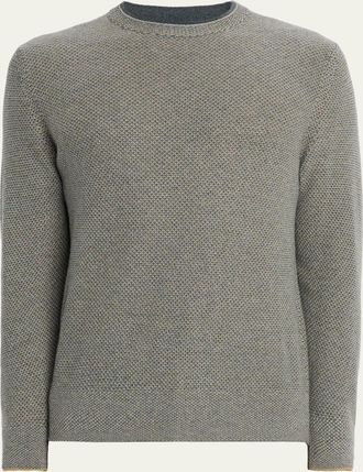 Loro Piana Mens Cashmere Girocollo City Crewneck Sweater