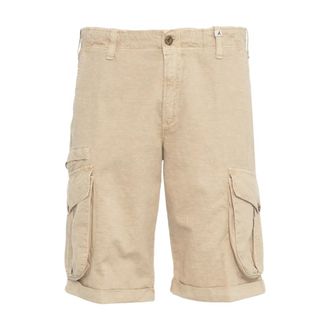 Myths Casual Shorts, male, Beige, Size: 2XL Beige Cargo Bermudas Stylish Fit Pockets