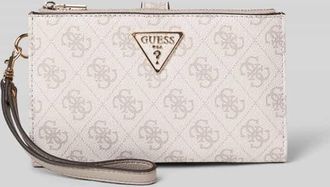 Guess Portemonnaie in Leder-Optik Modell Laurel in Beige, Gr&ouml;&szlig;e 1