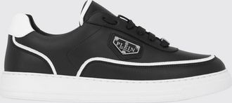 Philipp Plein Sneakers basse in pelle bicolore con logo applicato