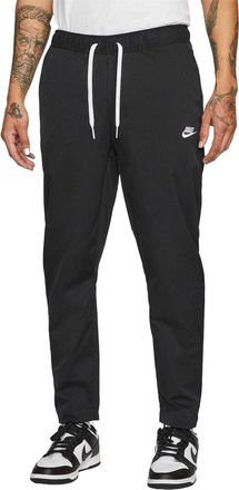 Nike Trainingsbroek voor heren met taps toelopende pijpen (Zwart, Wit)