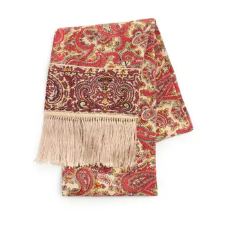 Valentino Garavani Winter Scarves, male, Multicolor, Size: ONE SIZE Multicolour Paisley Silk Scarf
