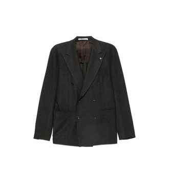 Tagliatore Herringbone-pattern Double-breasted Blazer