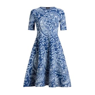 Etro Dames, Jurken, Blauw, Maat: M