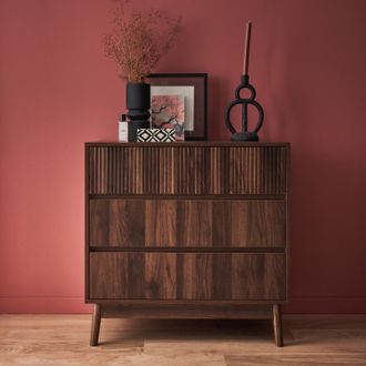 Sweeek Cassettone Effetto Legno, 3 Cassetti