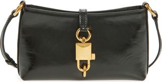 Dolce & Gabbana Sicilian Street Lock Leather Shoulder Bag in 80999 Nero at Nordstrom