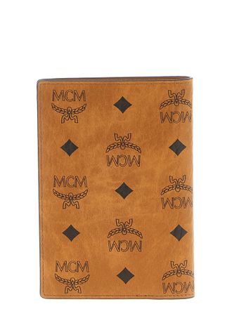 MCM Ottomar Passport Holder - Cognac