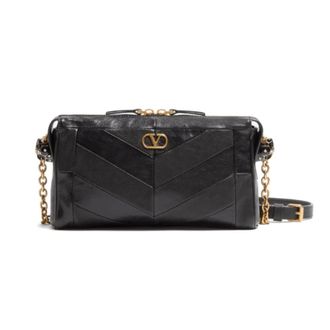 Valentino Panthea Small Shoulder Bag - female - Valentino - Cross Body Bags - Black - ONE SIZE - Bags