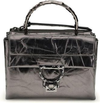 Coccinelle Zwarte Kalfsleren Bos Taurus Handtas