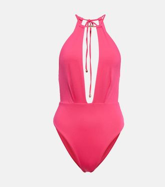 ワンピース Saint Laurent Pink Cut-Out Mini Dress Designer Saint Laurent Cut Out Mini Dresses for Women - Up
