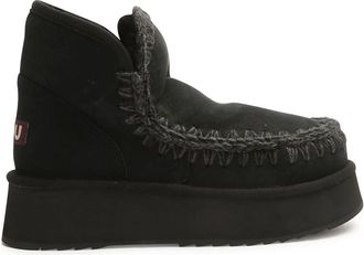 Mou Schoenen, Dames, Zwart, 36 EU, Suède, Mini Eskimo Boot