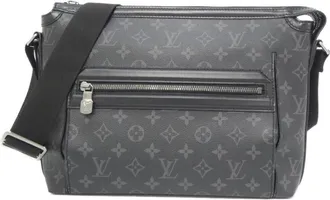 Louis Vuitton Monogram Eclipse Black Coated Canvas Shoulder Bag (Pre-Owned)