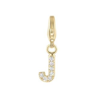 Electric Picks Initial Charm in Gold - J at Nordstrom