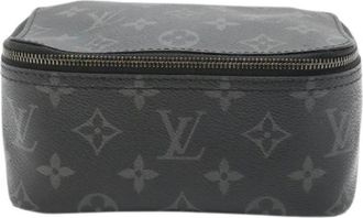 Louis Vuitton Pre-owned Vintage Pouch - Dames - Vintage Tassen - Grijs - ONE Size - Leer - Vintage