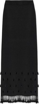 By Malene Birger Estilla Skirt - Dames - Maxi Rokken - Zwart - XS - Rokken