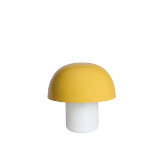 Light & Living L&aacute;mpara De Mesa - Amarillo - Aniva - Metal - L&aacute;mpara De Noche