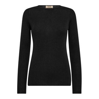 Mos Mosh Ronde hals gebreid - Dames - Ronde hals truien - Zwart - S - Truien & Vesten