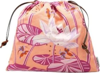 Loewe Pre-owned Canvas Pouch - Dames - Vintage Clutch - Roze - ONE Size - Vintage