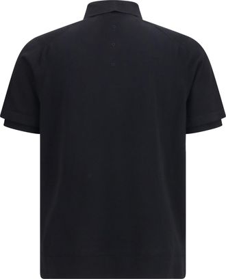 Premiata Mens Polo Shirt Black Cotton T-shirts And Polos