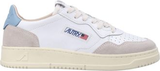 Autry White Color-Block Sneakers