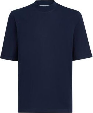 Brunello Cucinelli Jersey T-shirt in Cobalt at Nordstrom, Size Xx-Small Eu