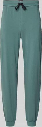 HUGO BOSS Comfort Fit Sweathose aus Baumwoll-Mix Modell MIX&MATCH PANTS in Petrol, Gr&ouml;&szlig;e XXL
