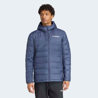 ADIDAS TERREX Outdoorjacke ADIDAS TERREX MT DOWN HO J, Herren, Gr. XXL, blau (shadow navy), Obermaterial: 100% Polyester. Wattierung: 80% Entendaune, 20% Entenfeder