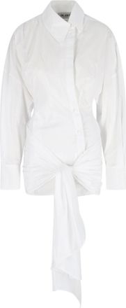 The Attico Mini Chemisier Dress - White