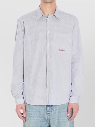 Valentino Garavani shirt striped chest pocket