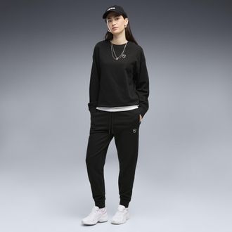 Puma Pantaloni della tuta Essentials Elevated da donna, Abbigliamento, Nero, XL