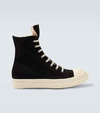 Rick Owens Zapatillas altas DRKSHDW de denim