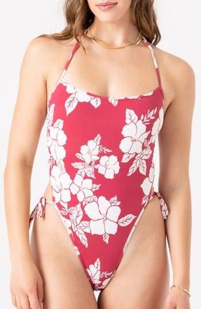 Roxy Hibiscus Hideaway One-Piece Swimsuit at Nordstrom Rack, Size X-Small