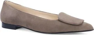 Ron White Yuna Pointed Toe Flat in Taupe at Nordstrom, Size 38.5