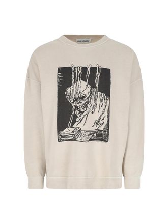 Our Legacy Beige Angry Fan Mail Cotton Sweatshirt