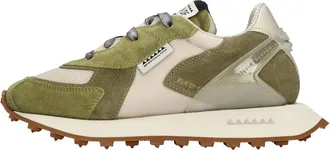 RUN OF Schoenen, Dames, Veelkleurig, 36 EU, Leer, Musk W Sneakers