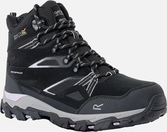 Regatta Womens Regatta Womens/Ladies Holcombe III Walking Boots - Black/Black - Size: 7