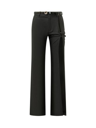 Coperni Black Straight Flat Front Pants