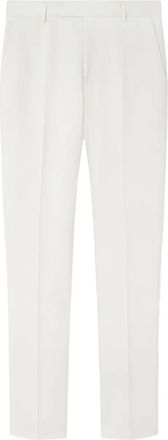 Versace Pantaloni con applicazione logo - Bianco