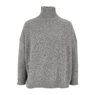 Max Mara Jersey de cuello alto Borgia - Knitwear - Mujer - Gris - XS