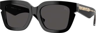 Burberry BE4453 300187 Womens Sunglasses Black Size 54