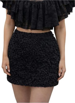 Aniye By Bib&igrave; Mini Rok - Dames - Korte rokken - Zwart - M - Polyester - Rokken