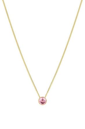 Set & Stones Birthstone Pendant Necklace in Gold /September at Nordstrom