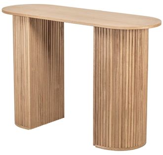 Nordlys Mesa consola de madera color natural