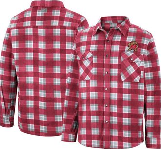 Colosseum Mens Colosseum Red Maryland Terrapins Ellis Full-Snap Jacket at Nordstrom, Size Medium