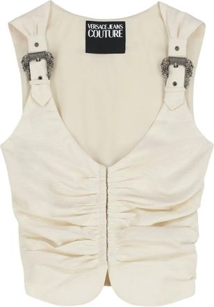 Versace Jeans Couture Top con fibbia - Toni neutri